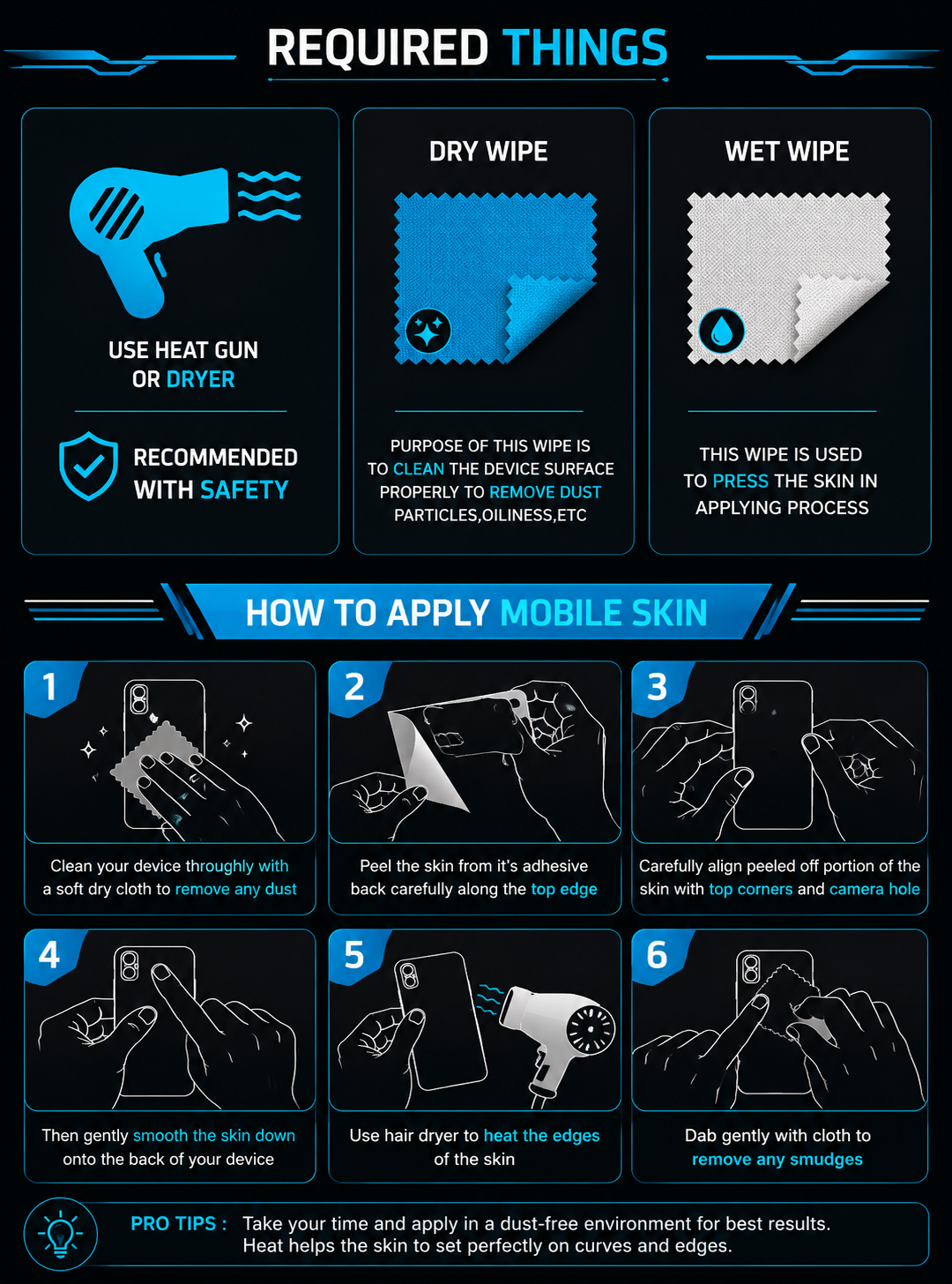 Abstract Mobile 6D Skin